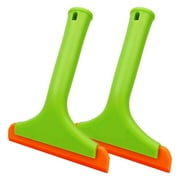 Super Flexible Silicone Squeegee, Auto Water , Water Wiper, Shower Squeegee, For Car Windshield, Window, Mirror, Glass Door green